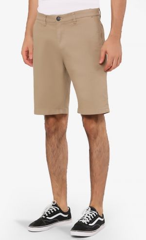 Casual Fit Chinos Woven Shorts in Khaki