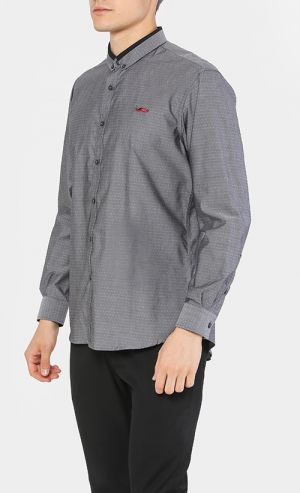 Signature Moustache Shirt in Black