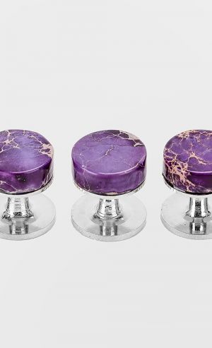 Butang Baju Melayu Sela Crack Royal in Purple 