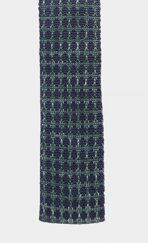 Triko Rainforest x Midnight Dot Tie in Rainforest Green and Blue