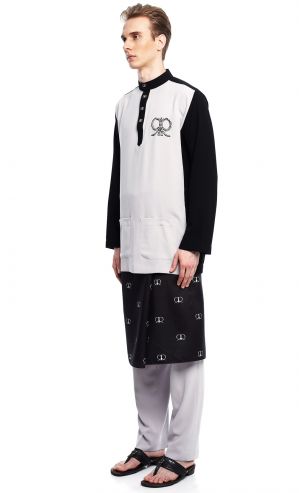 RR Romeo Baju Melayu Set in Grey