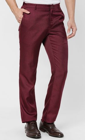 Alek Tailored Pants in Maroon