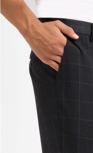 CAESAR Regular Fit Suit Trousers in Ash Grey