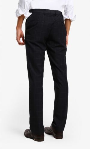 CAESAR Regular Fit Suit Trousers in Navy