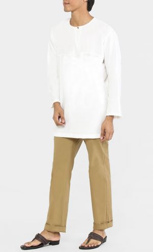 Wasim Top in Off White 