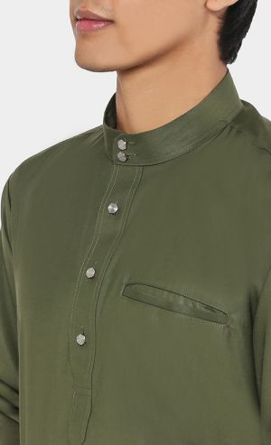 Sirius Butang Baju Melayu Set in Steel