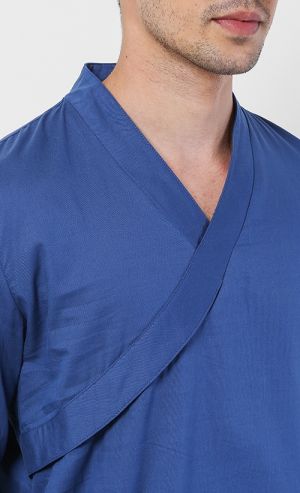 Shukyo High Low Shirt in Blue