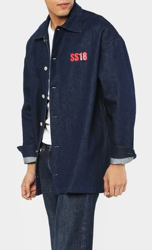 SS18 Denim Jacket in Dark Blue