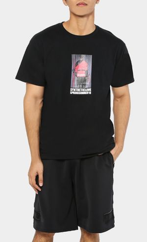 SS IMG 02 T-Shirt in Black