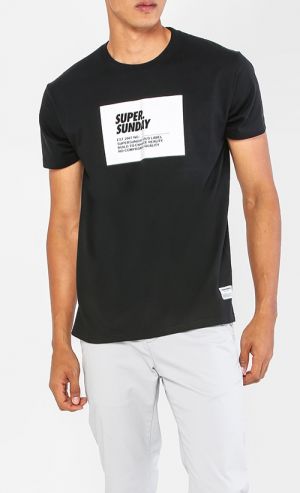 Gold T-Shirt in Black