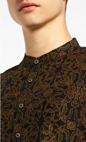 Esta Batik Shirt in Black