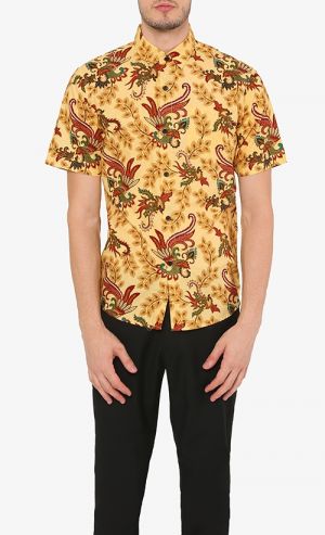 Riung Batik Shirt in Yellow
