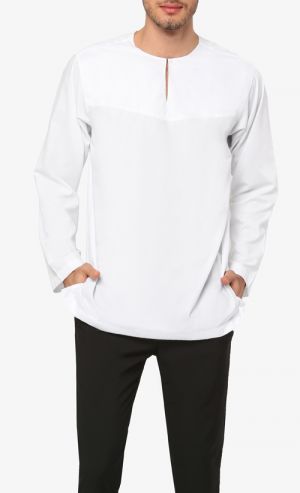 Adam TBV Top in White