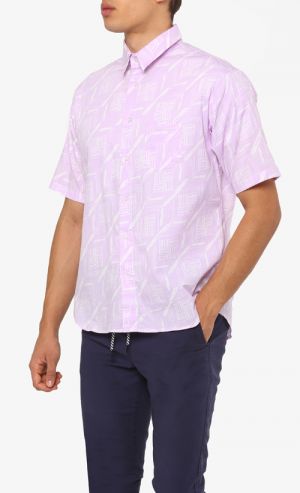 Kemeja Daiyan in Violet