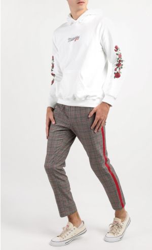 Rose Hoodie in White