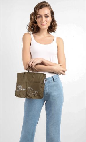 Slim Ellie Rolly iPad Bag in Gold