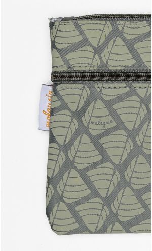 Nasi Main-Main Zipper Pouch in Grey