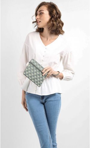 Wau Main-Main Zipper Pouch in Grey