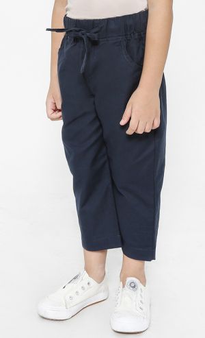 Unisex Tapered Pants in Dark Blue