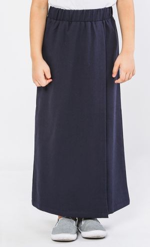 The Ingat Baju Kurung Set in Light Grey with Dark Blue