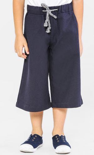 The Ingat Unisex Easy Pants in Dark Blue