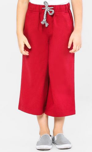 The Ingat Unisex Easy Pants in Ruby Red
