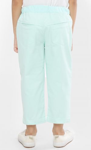 The Wau Cotton Tapered Pants in Tiffany