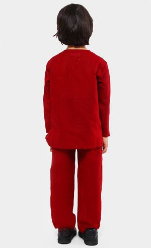 Noah Kurta Set in Ruby