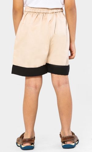 Duo Shorts in Beige and Black