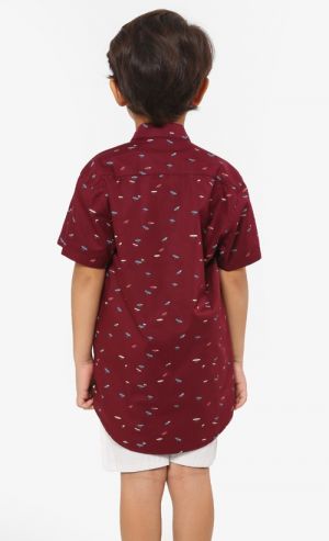 Dinorawr Reversible Shirt in Navy