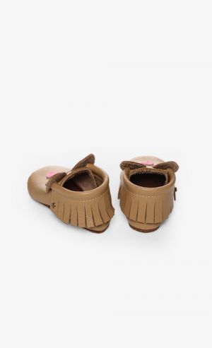 Hamster Baby Shoes in Light Brown