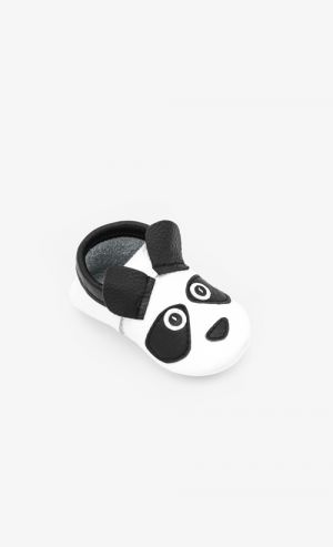 Panda Baby Shoes in White