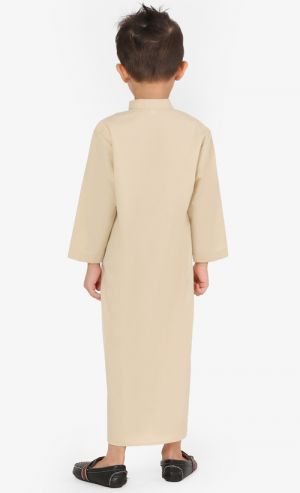 Jubah Basic in Light Khakis