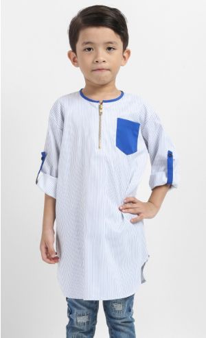 Hamka in Blue Stripe