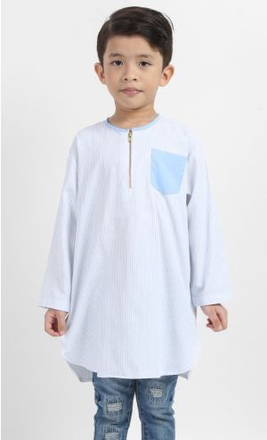 Hamka in Baby Blue Stripe