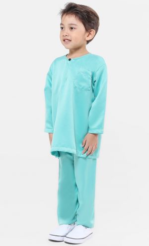 Baju Melayu Adam in Paradise Green