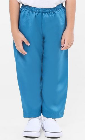 Kurta Muhammad Set in Cyan Blue