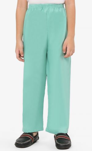 Kurta Al-Fateh Set in Mint Green