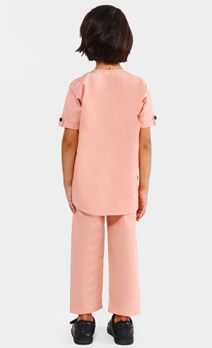 Kurta Dani in Pink Peach