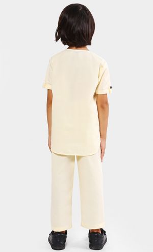 Kurta Dani in Light Yellow