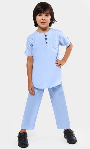 Kurta Dani in Baby Blue