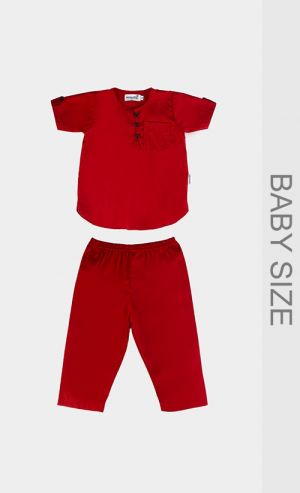 Kurta Dani in Maroon