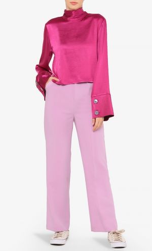 The Slimming Boss Lady Pants in Lilac