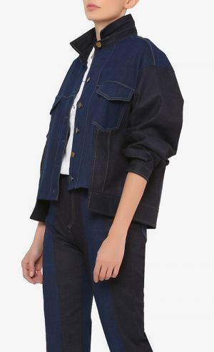 The IT Girl Denim Jacket in Blue