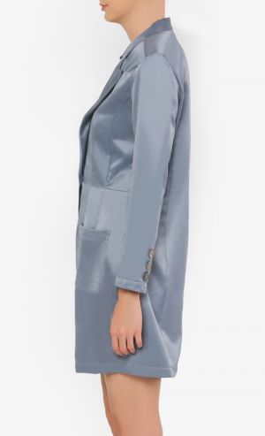 Bal-Min Cover-Up Jacket in Silver Blue