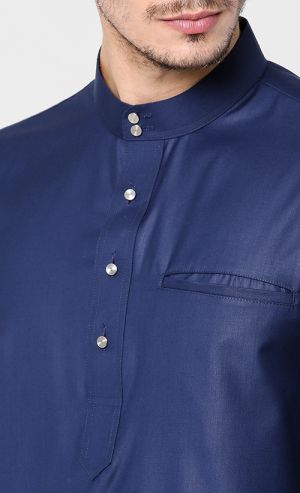 Round Raw Steel Butang Baju Melayu