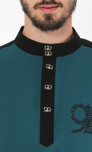 RR Romeo Baju Melayu Set in Turquoise