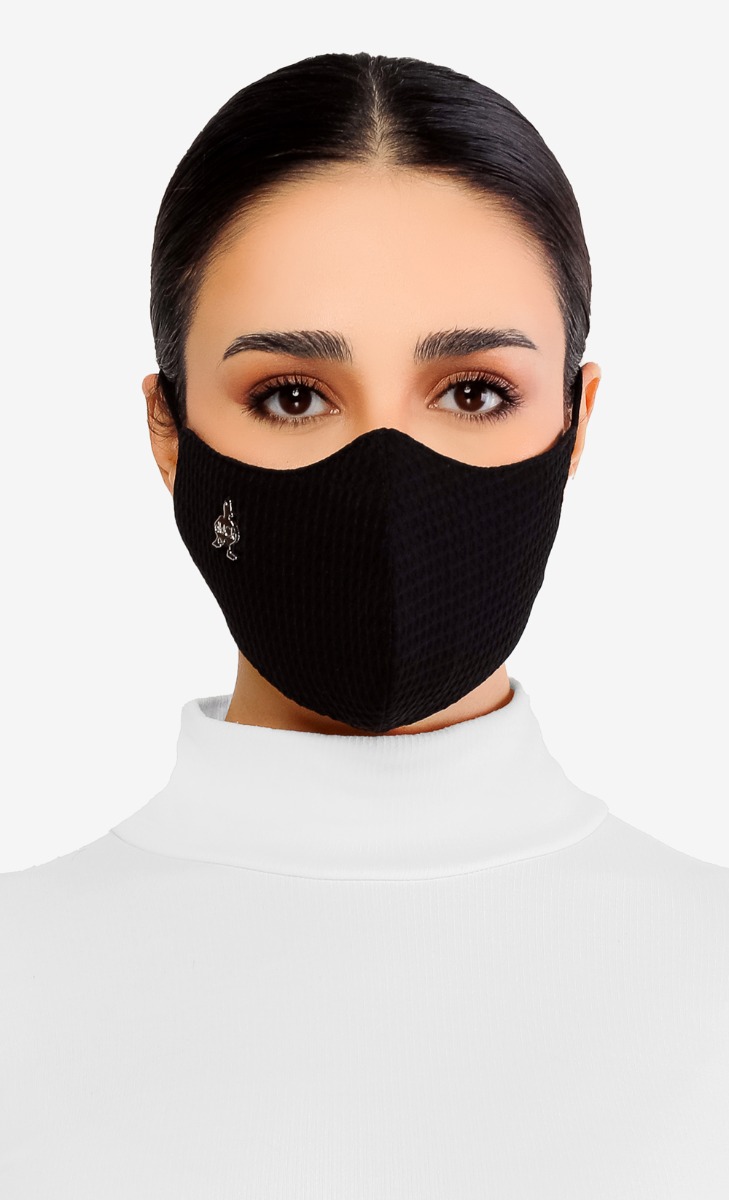 Textured Face Mask (Head-loop) in Decaf