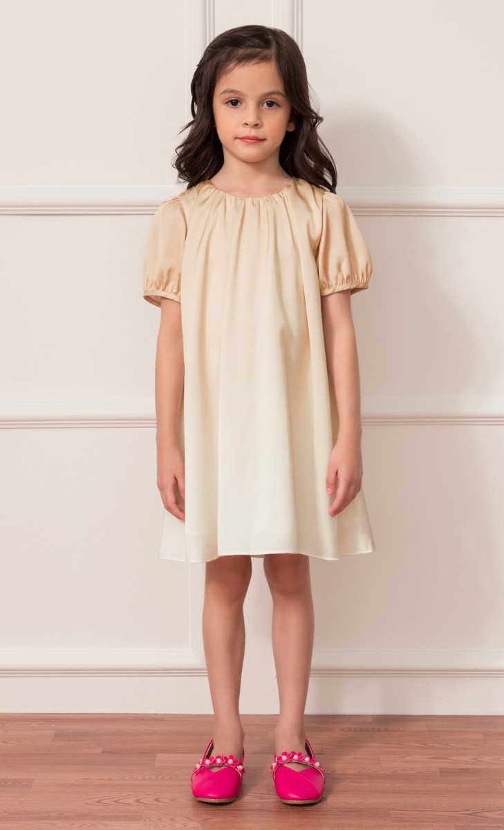 The Oops Edit dUCkling Easy Dress in Cream Indeed image 2