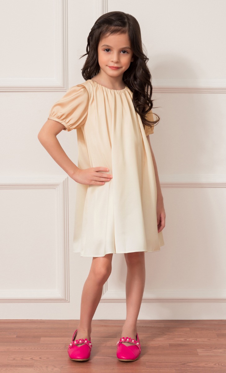 The Oops Edit dUCkling Easy Dress in Cream Indeed